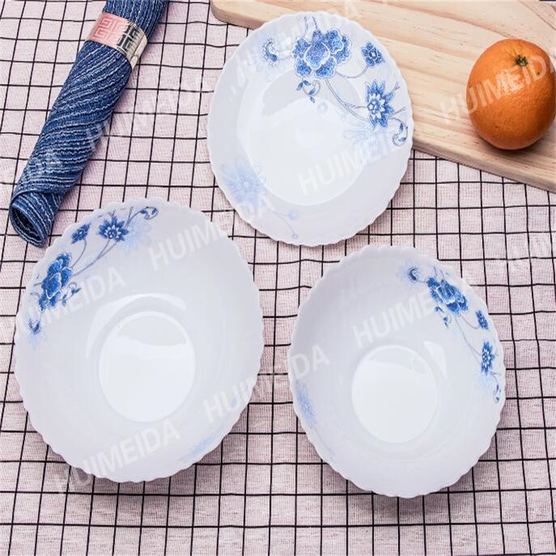 Opal szklany zestaw obiadowy - TW miska &R odporny na ciepło Opal Glassware