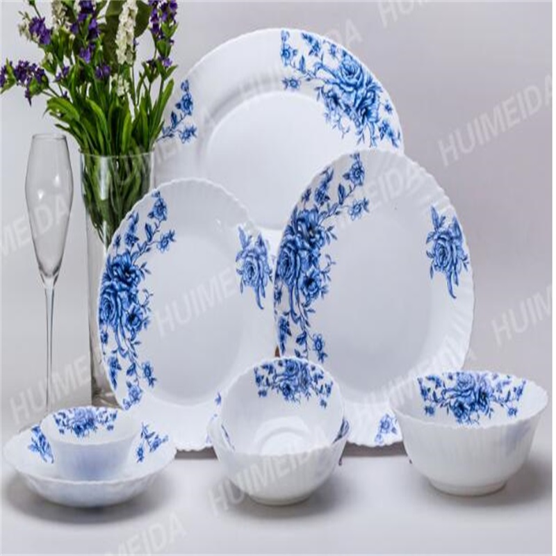 Opal szklany zestaw obiadowy - TW miska &R odporny na ciepło Opal Glassware