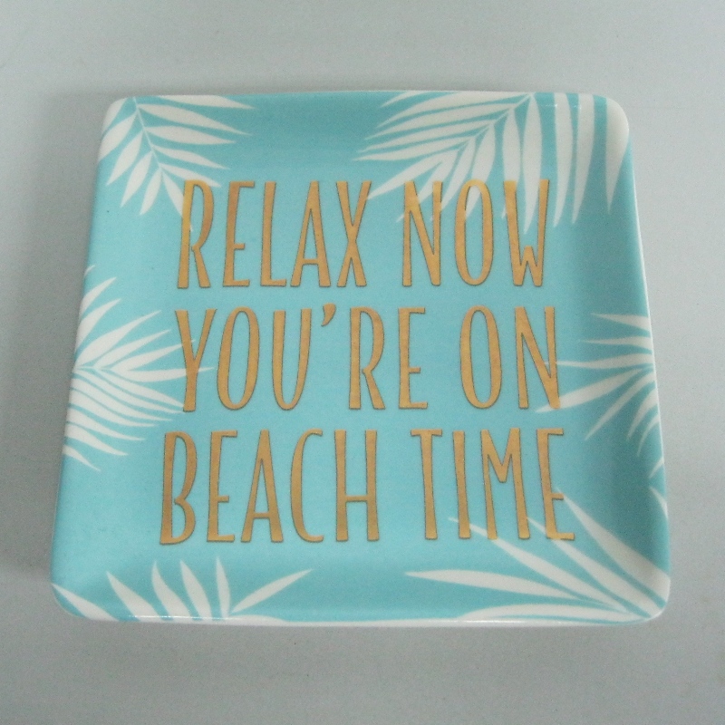 Gold Metallic Decal Ceramic Plate Dinner Plate Dekoration Plate 4.5\\