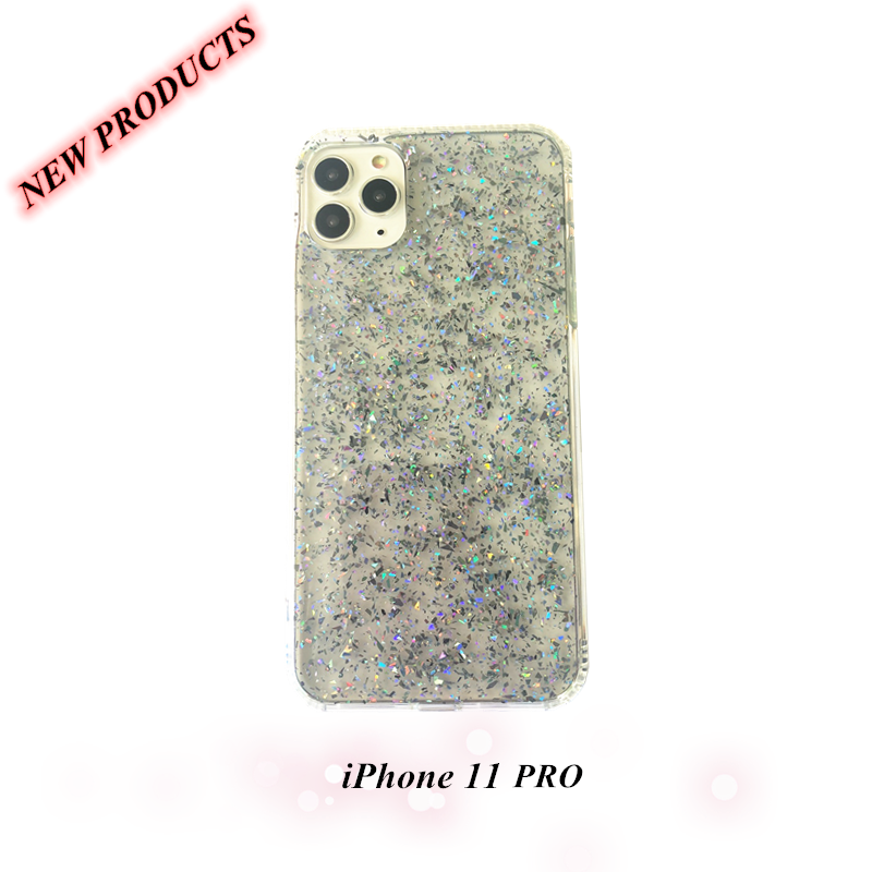 NOWE PRODUKTY: IPHONE 11 PRO producenci bezpośrednia sprzedaż flash PROSZEK ZŁOTA FOLIA SREBRNA FOLIA telefon komórkowy Skorupa, pokrowiec ochronny wszystkie miękkie krawędzie twarda skorupa skorupa ochronna