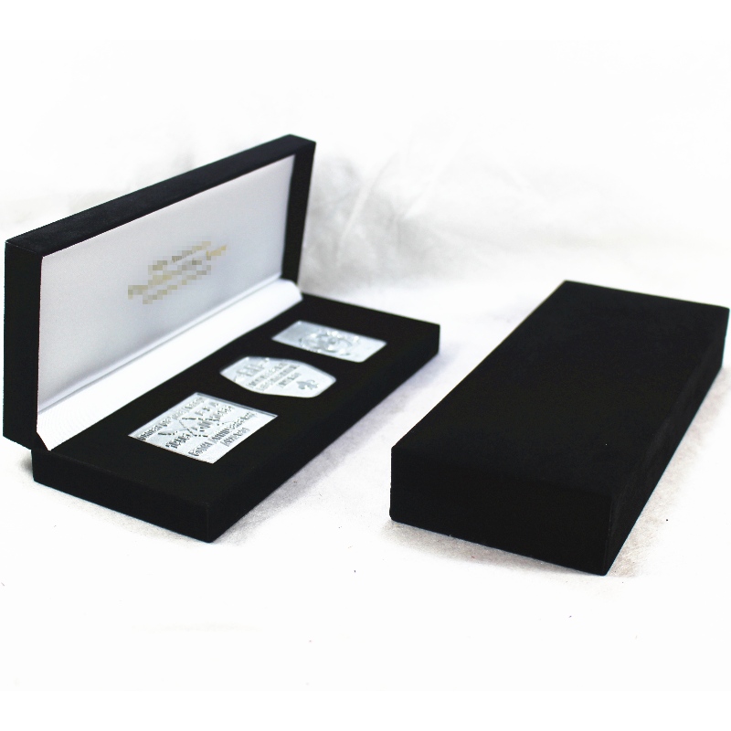 Element V-13 prostokątne pudło flanelette dla 180*60 mm wiele monet, odznak, medali itp.produkty.mmTak.202*85*36, waga około 16g