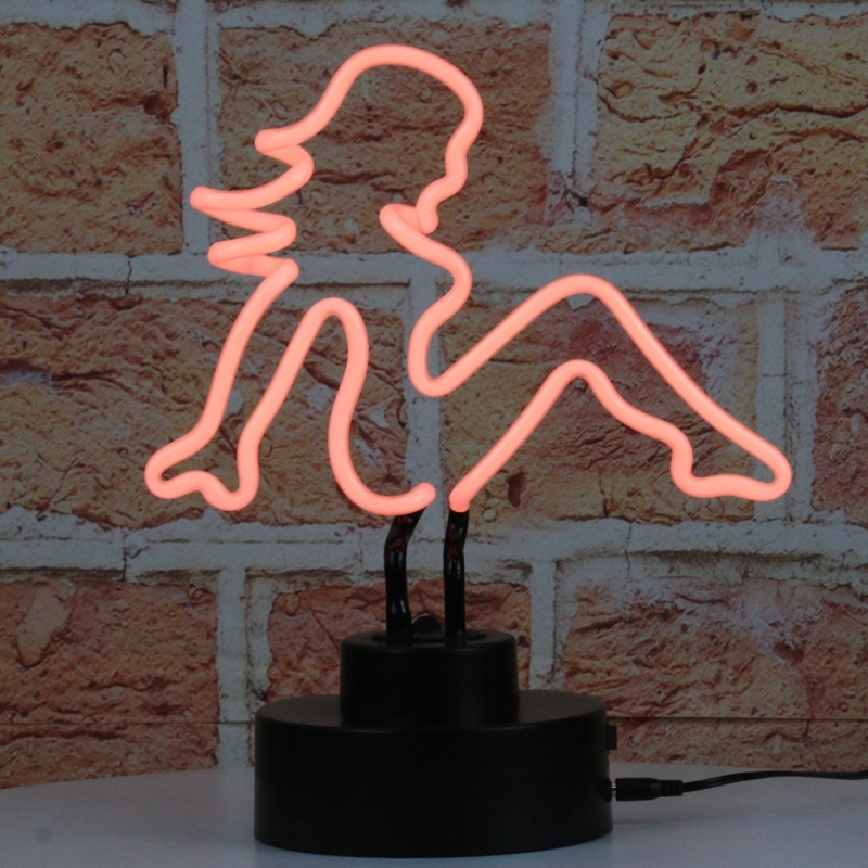 MUD FLAP Girl Neon Sexy Girl Neon Light