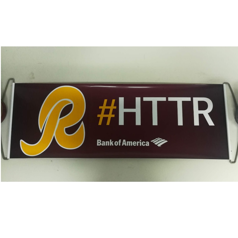 Własne logo Ręcznie obsługiwane Banner Roller- Redskins 24x68CM