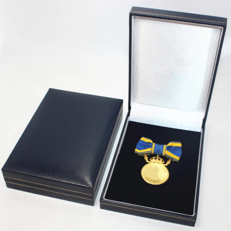 Element V-14 prostokąt Sztuczne pudełko ze skóry ekologicznej na medal 88 * 128 * 30 mm, monety i znaczek itp. Mm. 88 * 128 * 30, waga około 120g