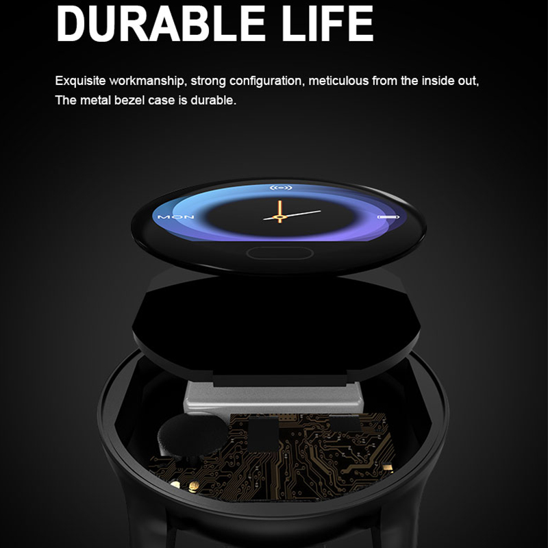 Smart watch applele bransoleta K9 (JYDA613) Wykrywanie szybkości serca l Podnieś rękę, aby rozjaśnić ekran Obsługa nazwy Bluetooth