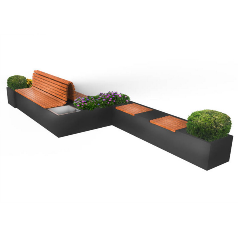 Fasion Design Inteligentne funkcje Profesjonalny producent Solar Outdoor Smart Bench