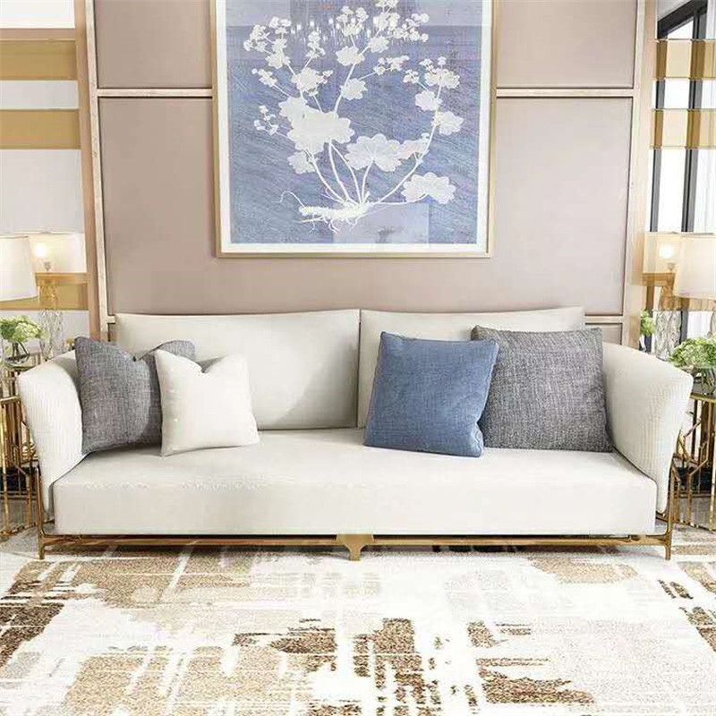 Sofa, sofa do salonu, sofa metalowa, sofa z tkaniny