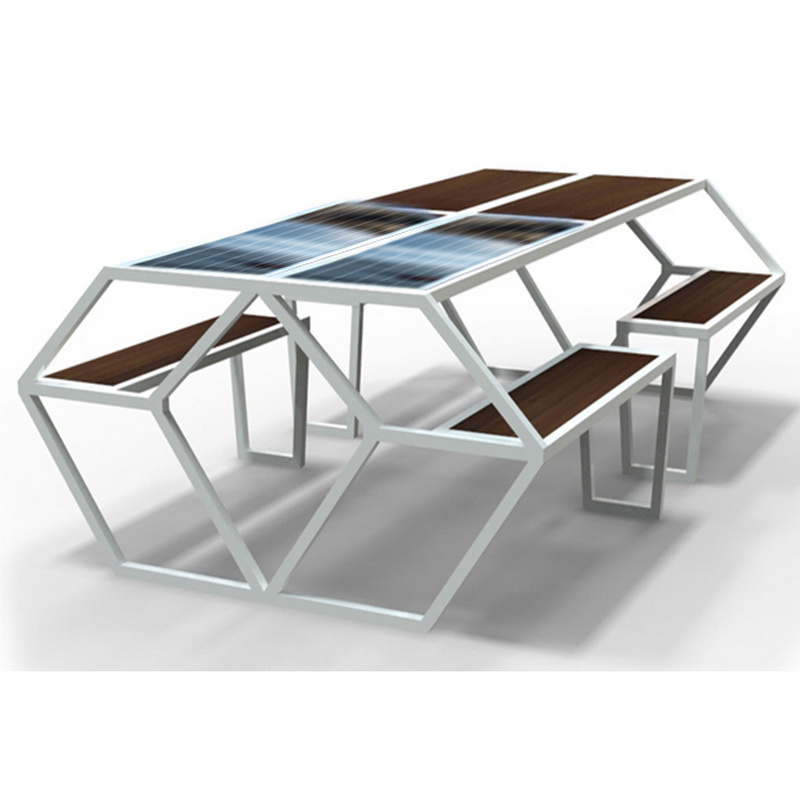 Wielofunkcyjny profesjonalny stół do ładowania telefonu komórkowego zasilany energią słoneczną z inteligentnym Wi-Fi