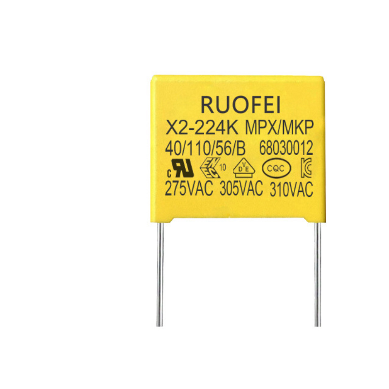 Kondensatory foliowe RUOFEI class X2 275V kondensator skrzynkowy kondensator AC mkp x2, z różnymi certyfikatami