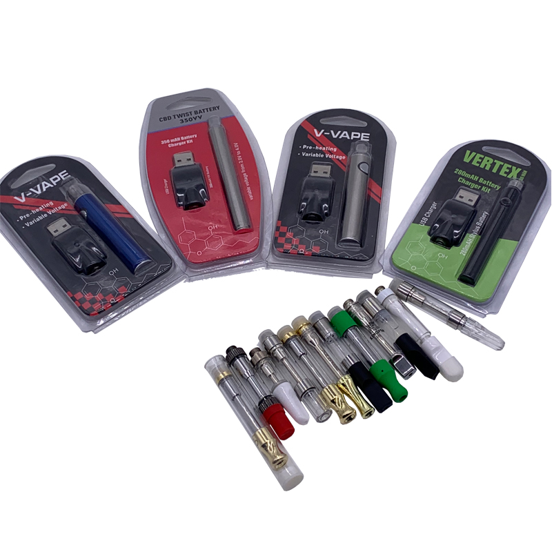 Nowy elektroniczny papieros CBD wielokrotnego ładowania 1 ml 1,2 ml oleju CBD Vape Pen