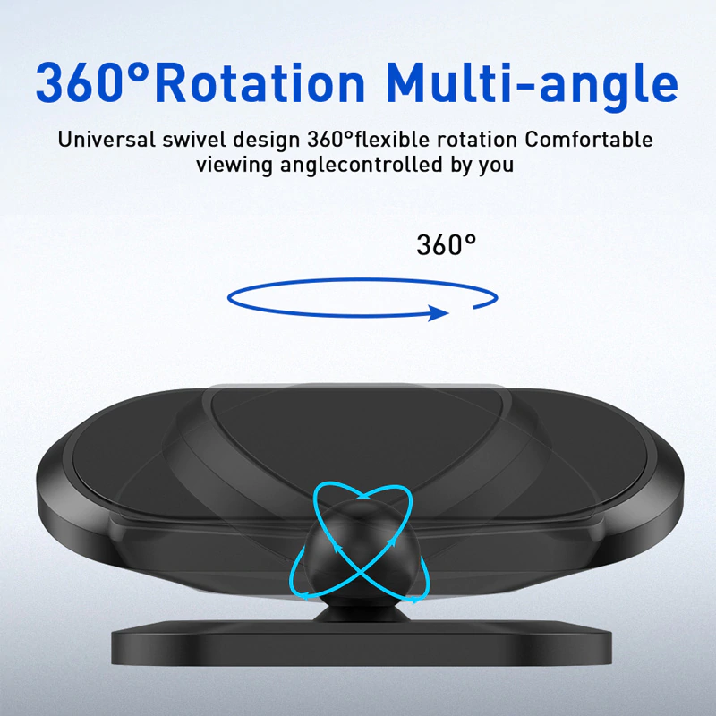 Magnetyczny uchwyt samochodowy na telefon Obrót o 360 ° Uchwyt samochodowy Magnetyczny stojak na telefon pasuje do telefonu Samsung, iPhone