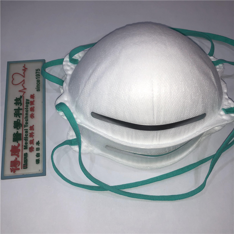 Jednorazowa półmaska ​​w kształcie miseczki N95 w kształcie miseczki do samodzielnego użytku