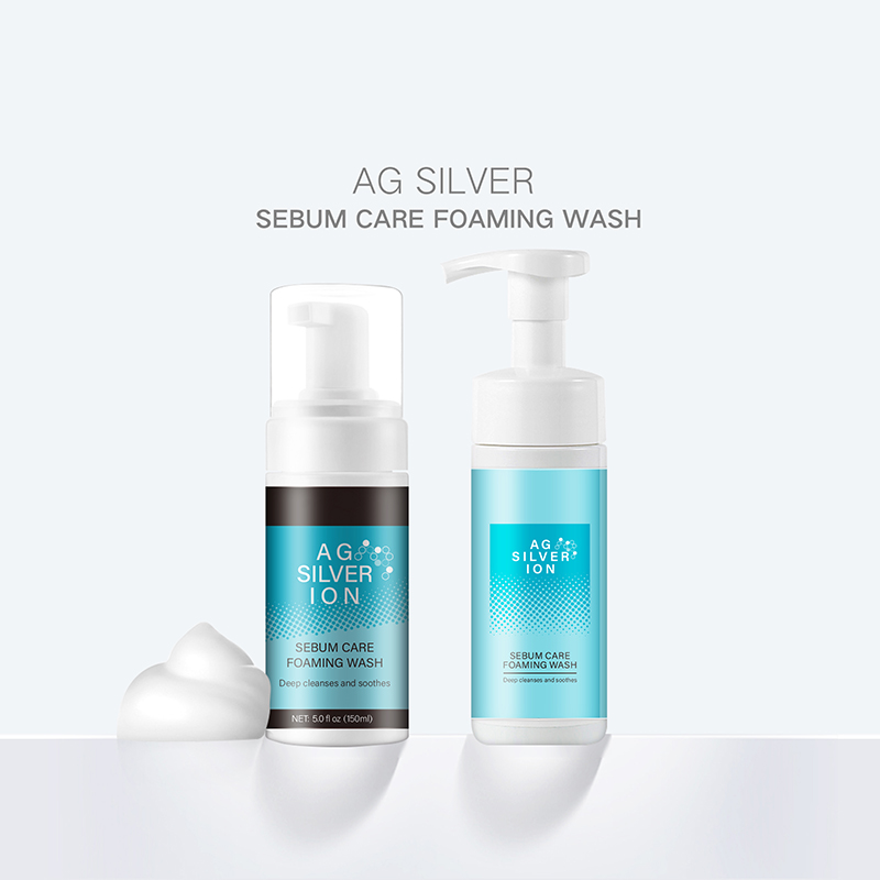 Pianka do mycia twarzy Ag silver sebum care