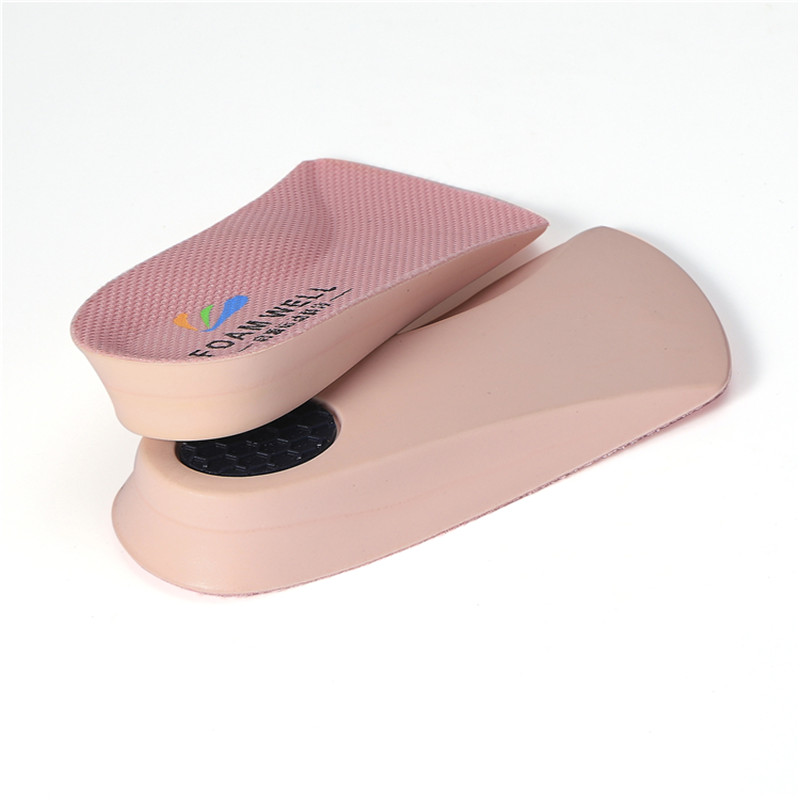 Pół-amortyzacja PU GEL Arch Support Heel Cushion Pad Windy Szeroka wysokość Zwiększ wkładkę