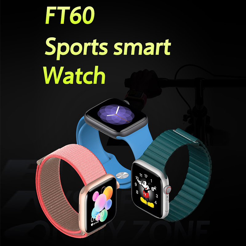 Smart watchFT60,Bluetooth; Heart Rate &R Blood Ciśnienie Monitoring; Sleep Monitoring; Sports Data Collection: detects the state of your daily moving