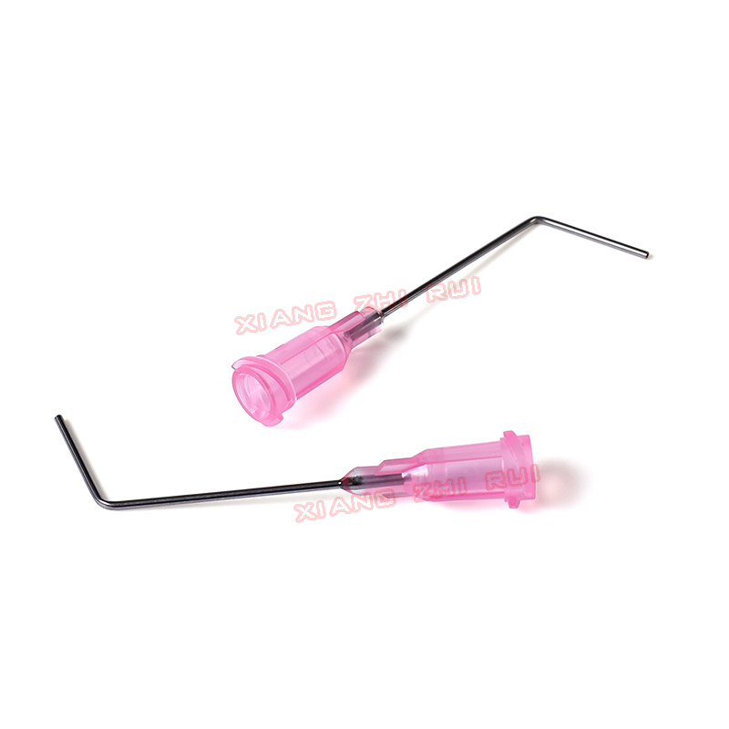 Plastikowa igła, zaginane igły dozujące i końcówki odpowiednie do skomplikowanych przypadków dozowania