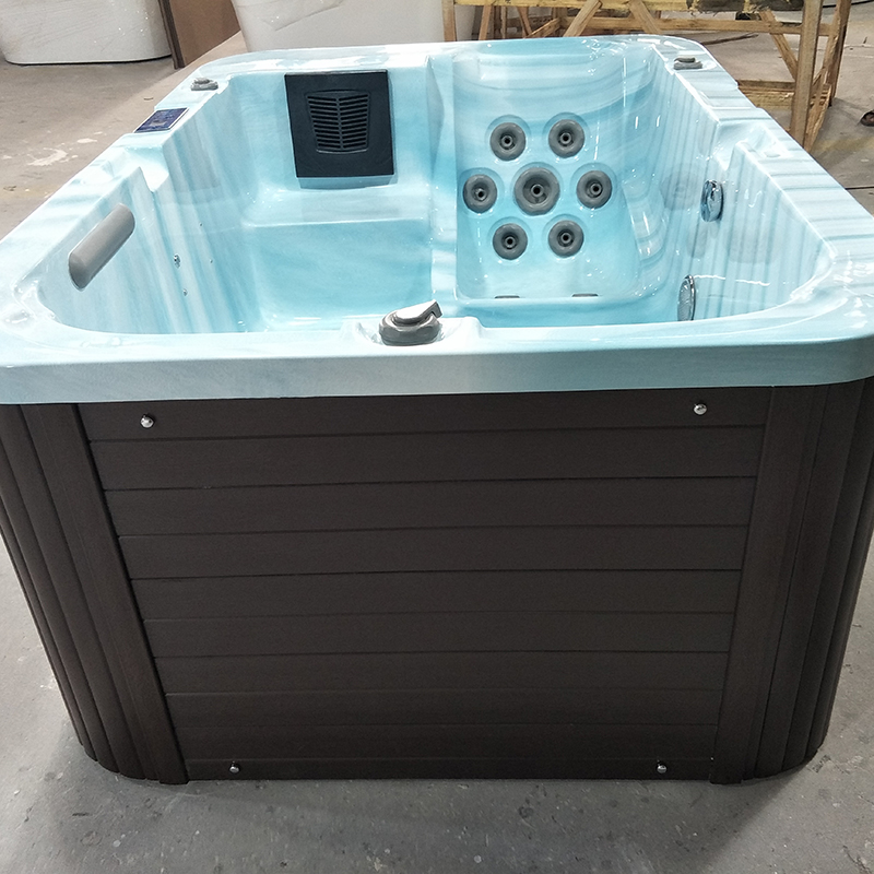 Luksusowa wanna 3-osobowa Spa Whirlpool Odkryty Spa Wanna z hydromasażem Wanna do masażu Whirlpool
