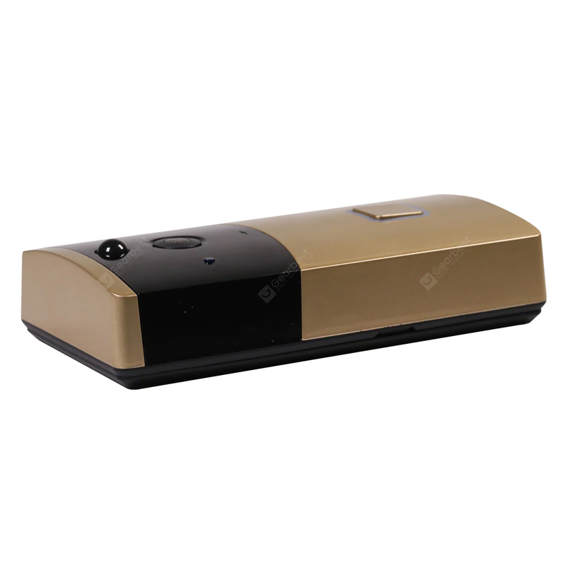 TY1 Inteligentna kamera dzwonkowa Wifi Bezprzewodowa kamera domofonowa wideo - złota