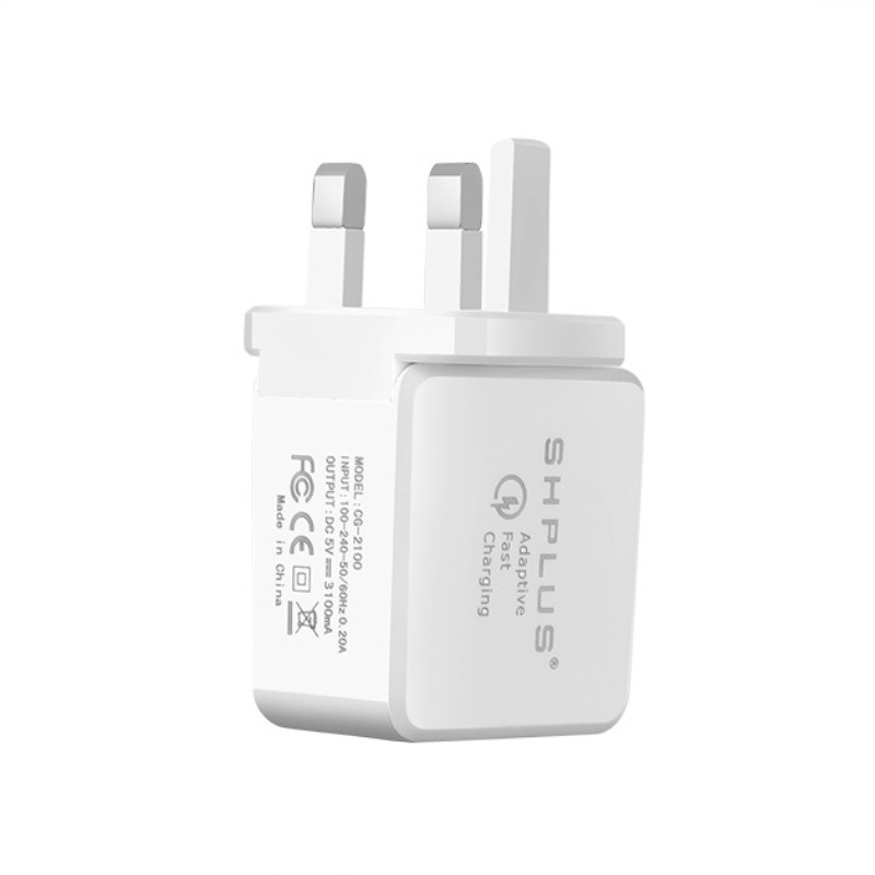 Unio/US/UK Plug 2.1A 4 Port USB Charger AC Travel Charger Adapter przenośna ładowarka 18W 3.0 szybka ładowarka