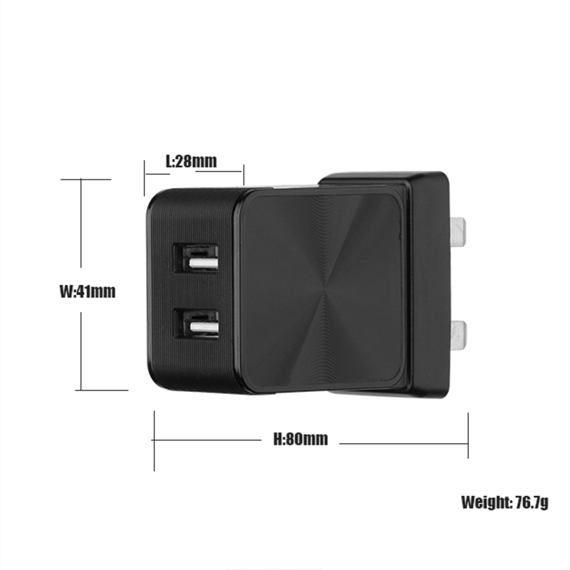 FCC .CE Szybka ładowarka do telefonów komórkowych Uniwersalny adapter 2 porty USB ładowarka podróżna przenośna ładowarka fabryczna OEM