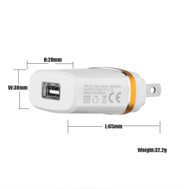 Uniwersalna ładowarka podróżna USB Wall Adapter Szybka przenośna ładowarka do telefonu komórkowego