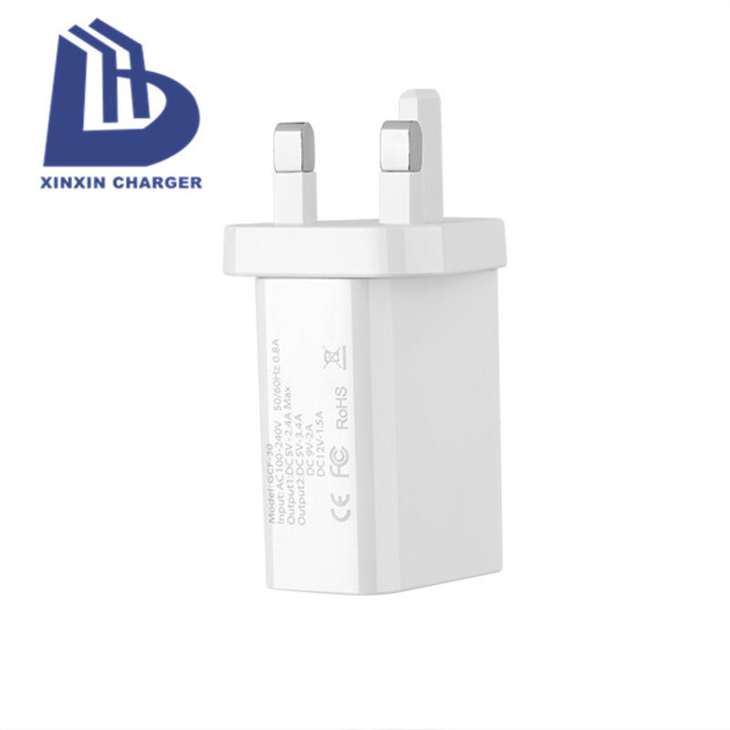 18W QC 3.0 + 2.4A Adapter Type-c USB Wall Travel Charger Adapter Szybka ładowarka do telefonu komórkowego Wieloportowe ładowarki USB