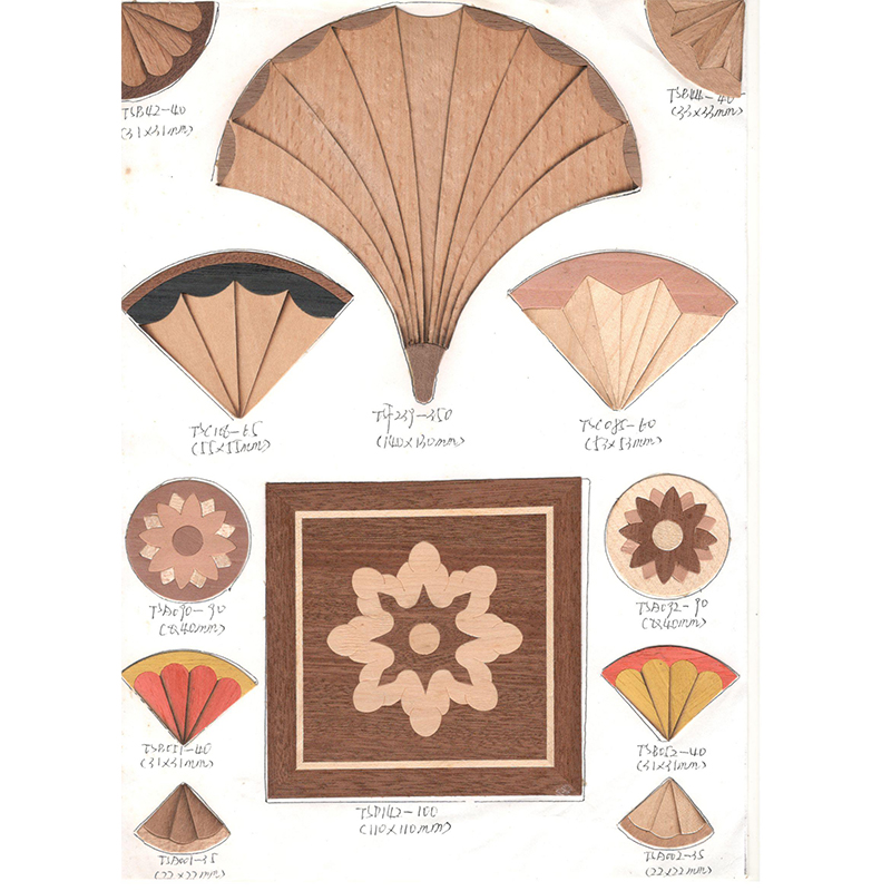 Marquetry inlay/008