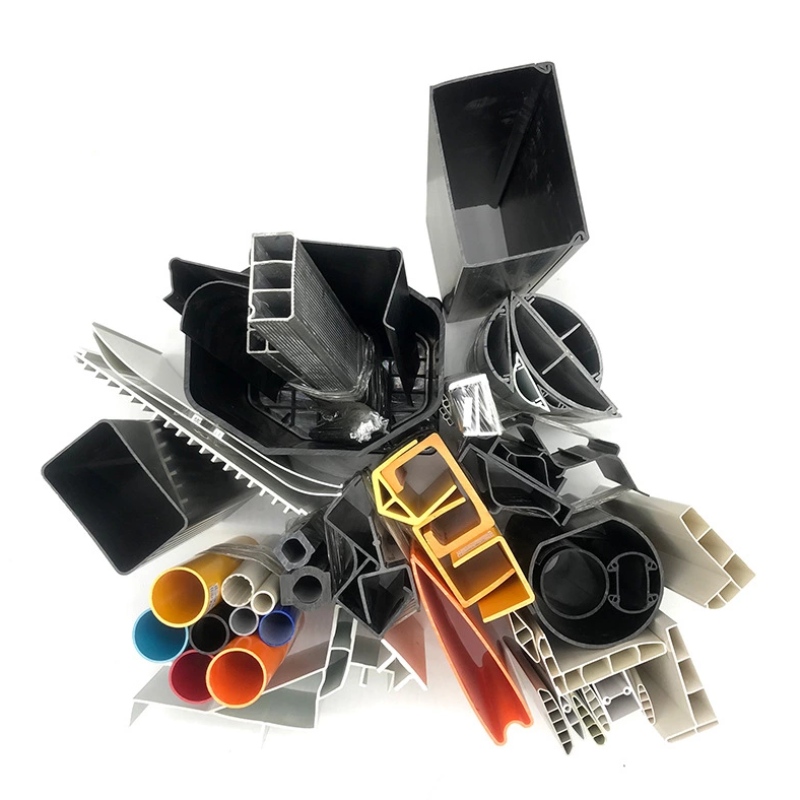 niestandardowa produkcja na zamówienie tania cena wytłaczanego plastiku pvc dla materiału budowlanego