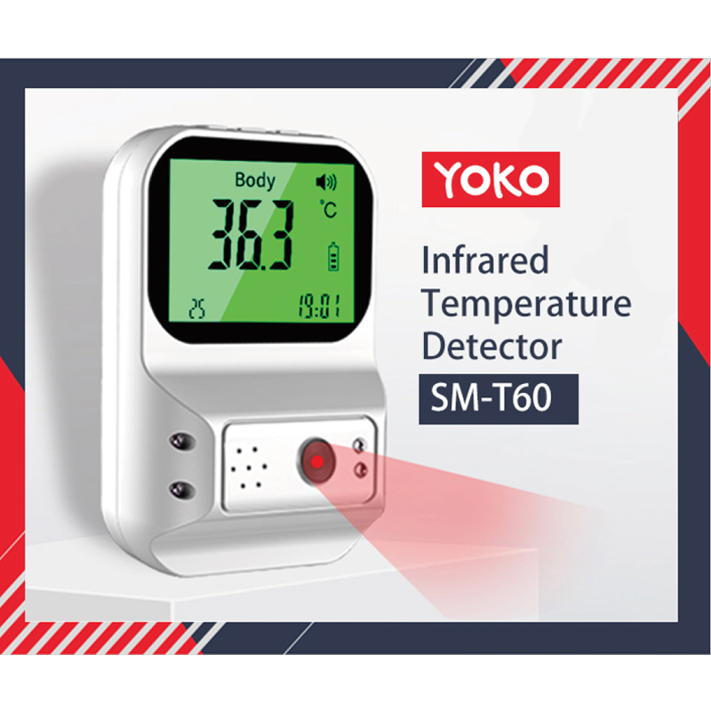 YOKO INFRARED DETEKTOR TEMPERATURY FAST POMIARU NIEKONTAKTU BIAŁEGO