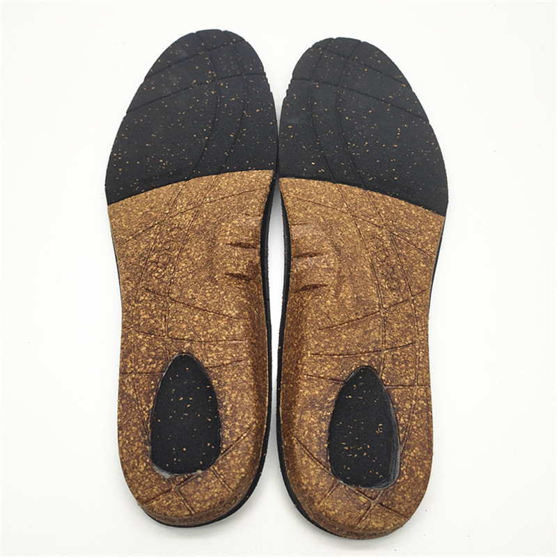 Funkcjonalna odporna na ciepło odporna na wstrząs przeciwpoślizgowy absorbuje podkładkę korkową wkładkę ortotyczną