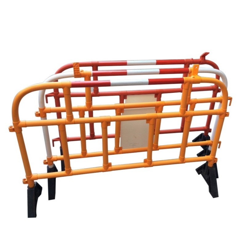 Bariera dla pieszych na koncerty, imprezy sportowe i parady Barykada plastikowa Bariera parkingowa PCV Bariera samochodowa