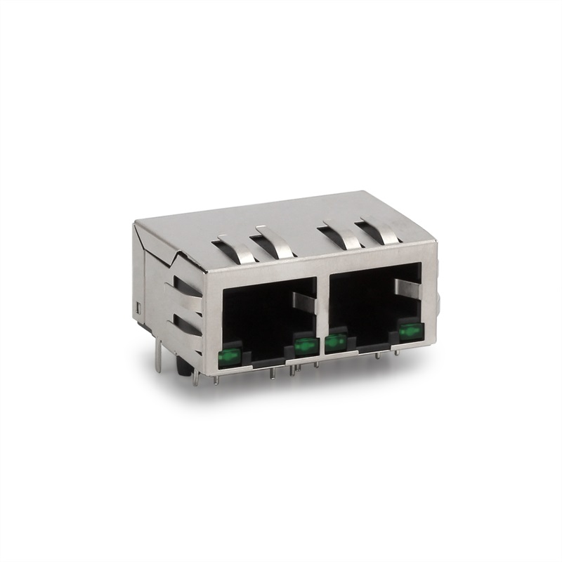 RJ45,1X2(Filtr),LED,Shield Case