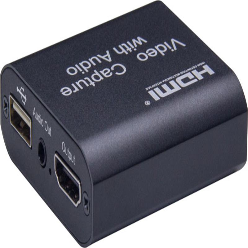 V1.4 przechwytywanie wideo HDMI z pętlą HDMI, audio 3,5 mm