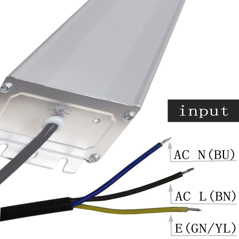 24v 150w ustabilizowane napięcie IP68 wodoodporna podwodna lampa zasilająca obudowę aluminiową