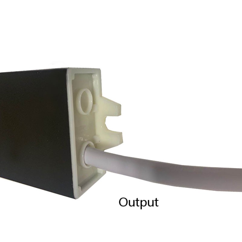 90~260VAC 45W12V stałe napięcie wodoodporne czarne szare źródło zasilania obudowy aluminium