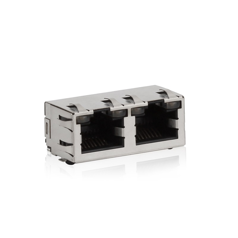 RJ45,1X2, LED, obudowa ekranu