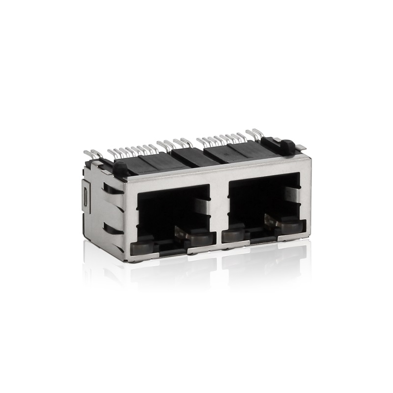 RJ45,1X2, LED, obudowa ekranu