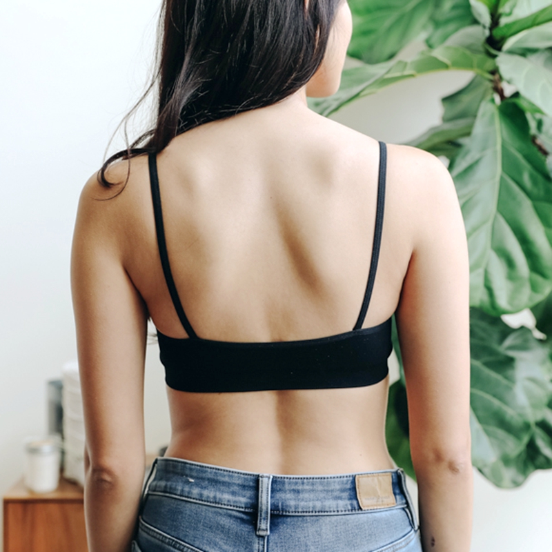 GA-5342 Grace Girl Seamless Front Multi-Strappy Yogi Style Bralette