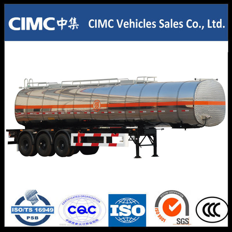 Wysoka jakość CIMC Fuel Tank Semi Trailer