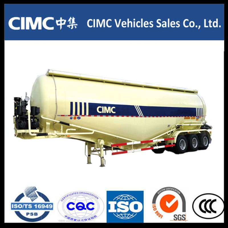 3 Powłoka tłoku cementu Axle Tank Semi Trailer