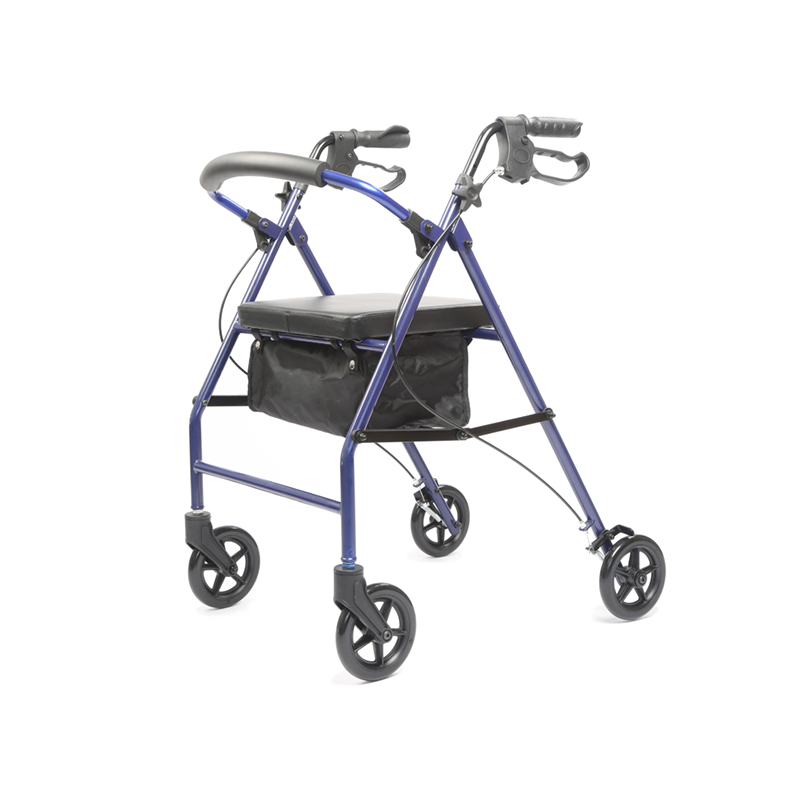 Stalowy czterokołowy rollator