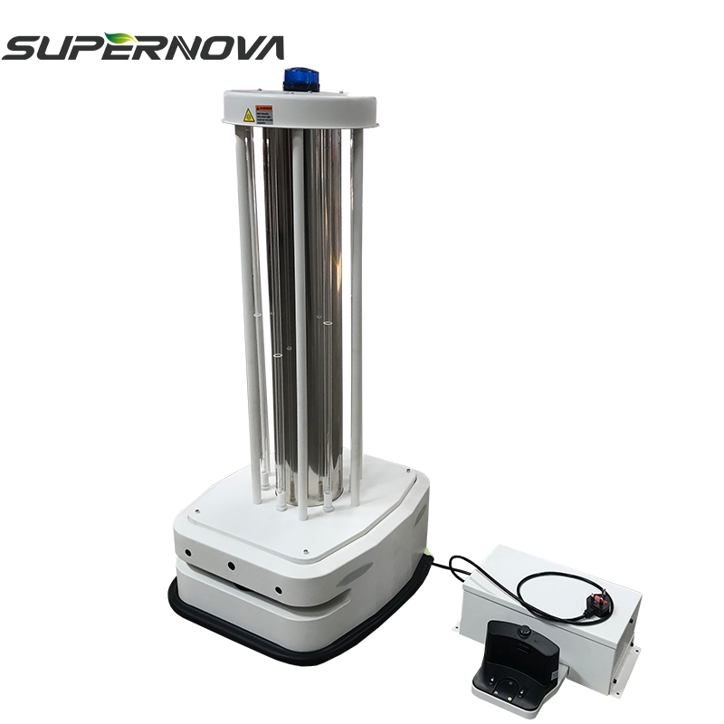 480W Wifi AI Dezynfekcja Smartu Sterylizatora Światło UVC Robot UV Lampa