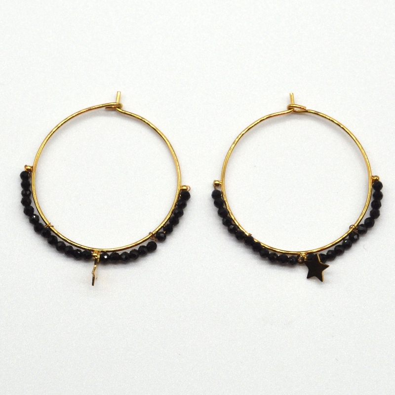 Okrągłe kolczyki, koraliki do noszenia, styl etniczny, retro, styl bohemy, kolczyki koła, styl damski, gwiazda czeskiego stylu, wisiorek, fabryka przetwarzania biżuterii Chiny Ruifanbao