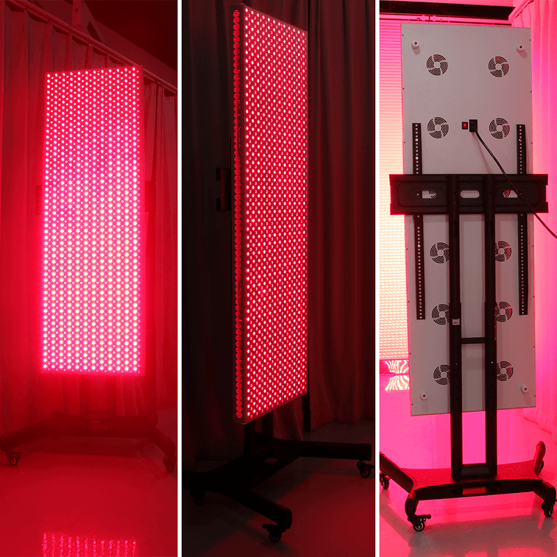 FDA 6600nm 850nm Czerwona podczerwień terapia światłem poprowadzona przez całe ciało 6000W Panel Terapii Czerwonego Światła w domu