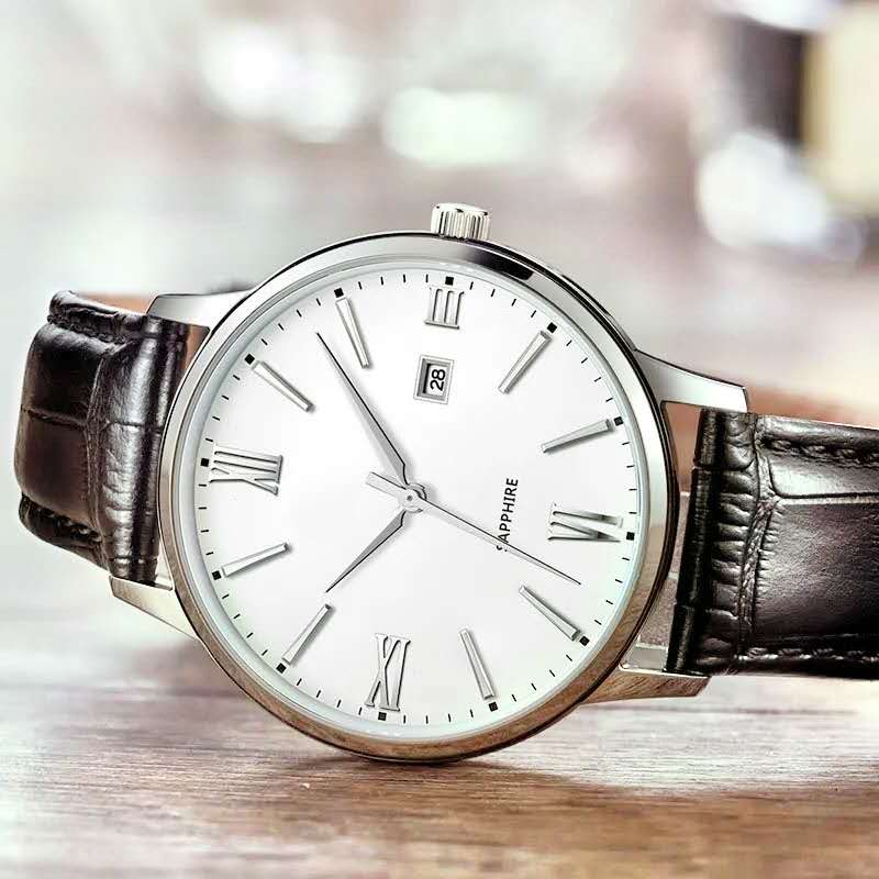 Prosty styl zegarek mechaniczny 4