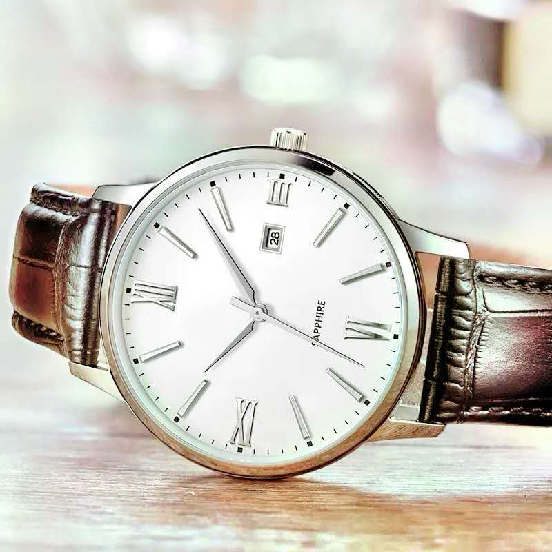 Prosty styl zegarek mechaniczny 4