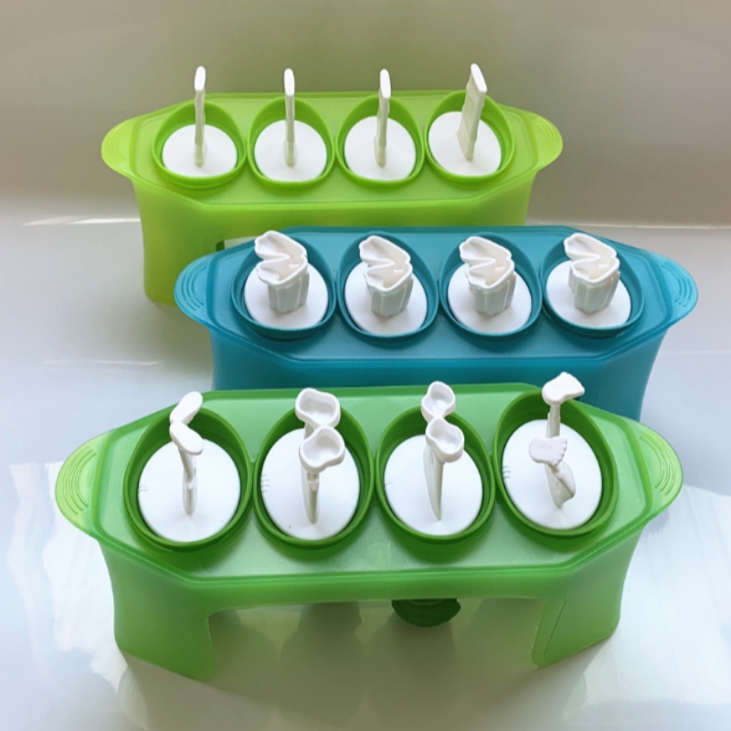 Nowy model lodów czaszki dziki człowiek zombie model silikonowy popsicle ze wspornikiem DIY ręczna forma do lodów