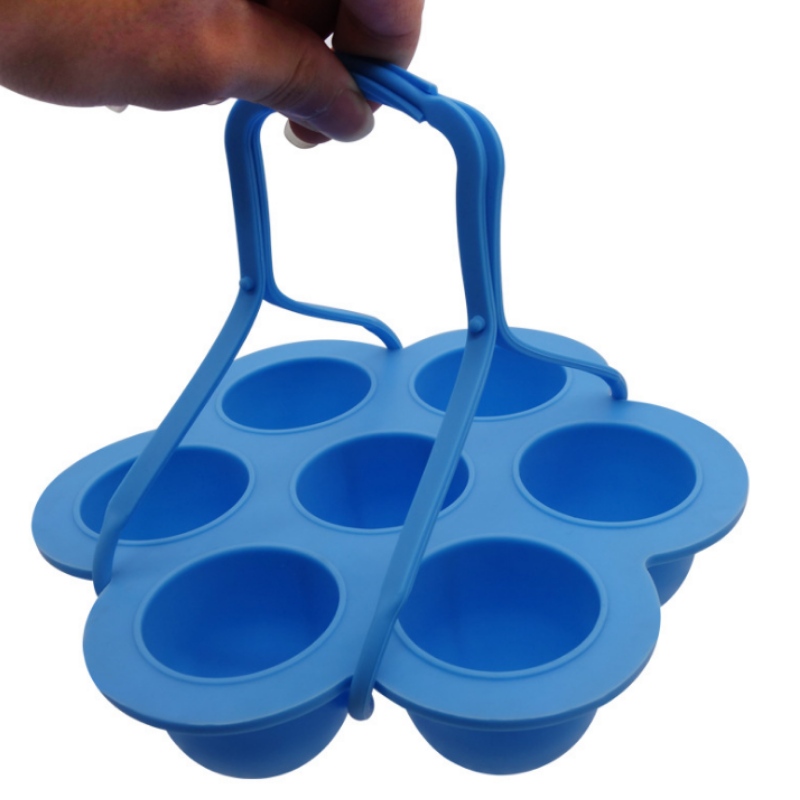 7-otworowy żel krzemionkowy akcesoria uchwyt do pojemnika na żywność, silikonowa forma do ciasta, kratka do lodu