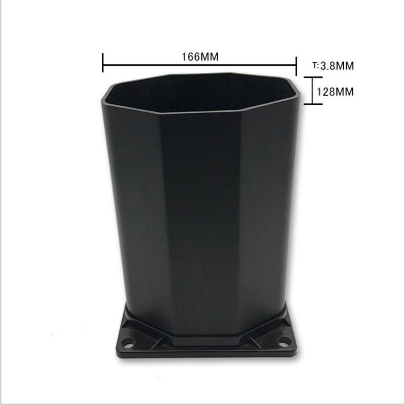 Pudełko akcesoriowe z PCV z oktagonalnej rurki do prysznica plażowego