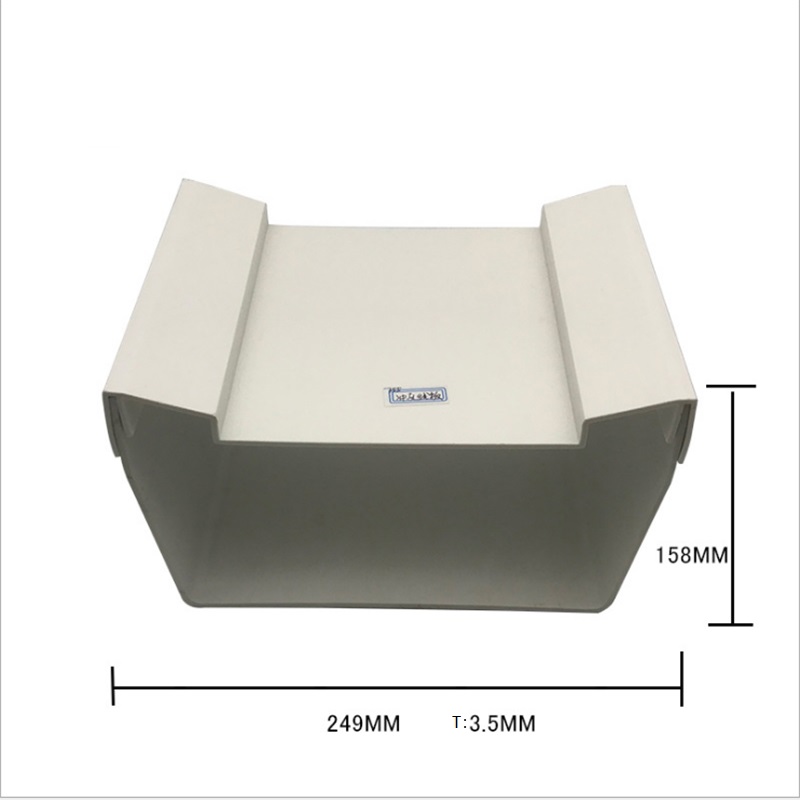 Własny profil PVC z tworzywa sztucznego rura wytłaczająca kwadratowa dla wodospadów zasłony przez PVC z tworzywa sztucznego